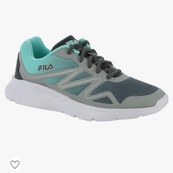 ‼️SOLD‼️ Fila Memory Foam Panorama 9 Running Shoes Grey Aqua Blue Size 8.5 - Picture 10 of 12